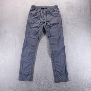 BYLT Pants Mens M Gray Weekender Pant Jogger Elastic Waist Casual Travel